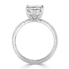 4.50ct Emerald Cut Diamond Engagement Ring