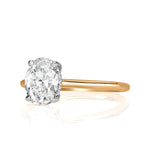 1.30ct Oval Cut Diamond Engagement Ring