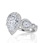 4.77ct Pear Shape Diamond Engagement Ring
