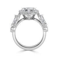 4.77ct Pear Shape Diamond Engagement Ring