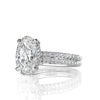 3.42ct Oval Cut Diamond Engagement Ring