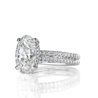3.42ct Oval Cut Diamond Engagement Ring