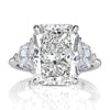 7.70ct Radiant Cut Diamond Engagement Ring