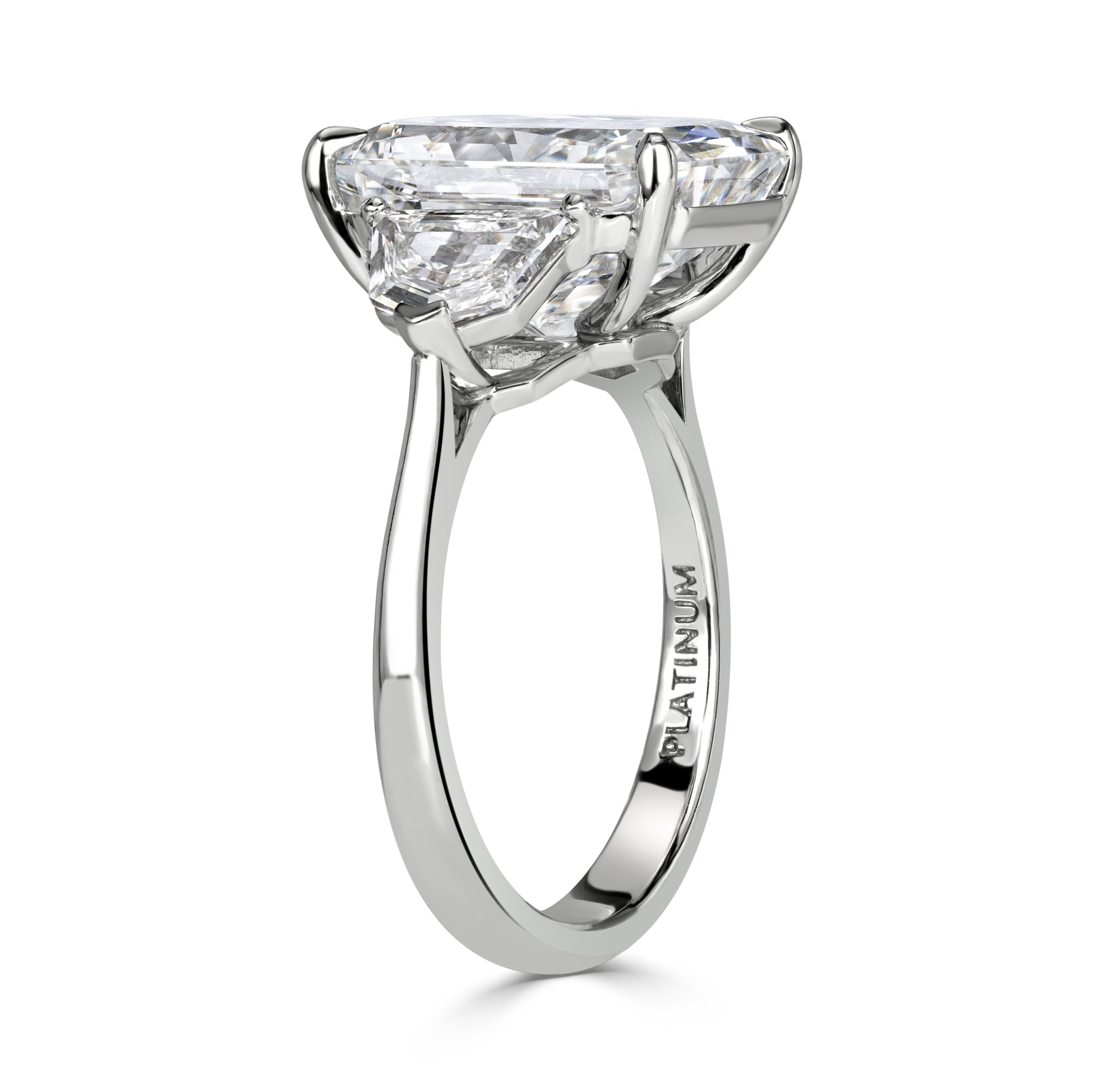 7.70ct Radiant Cut Diamond Engagement Ring