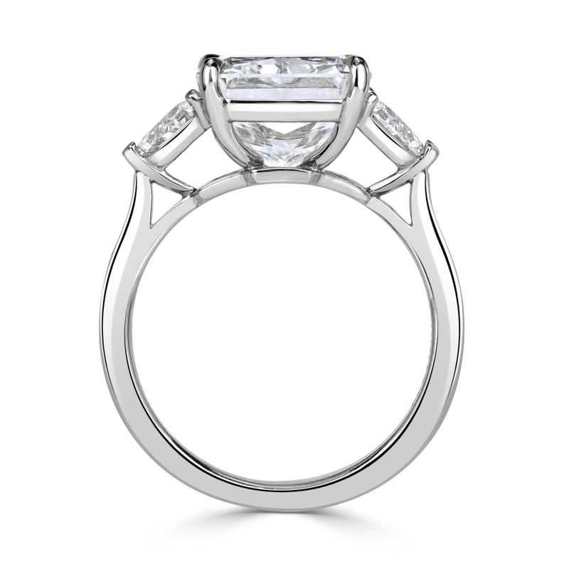 7.70ct Radiant Cut Diamond Engagement Ring