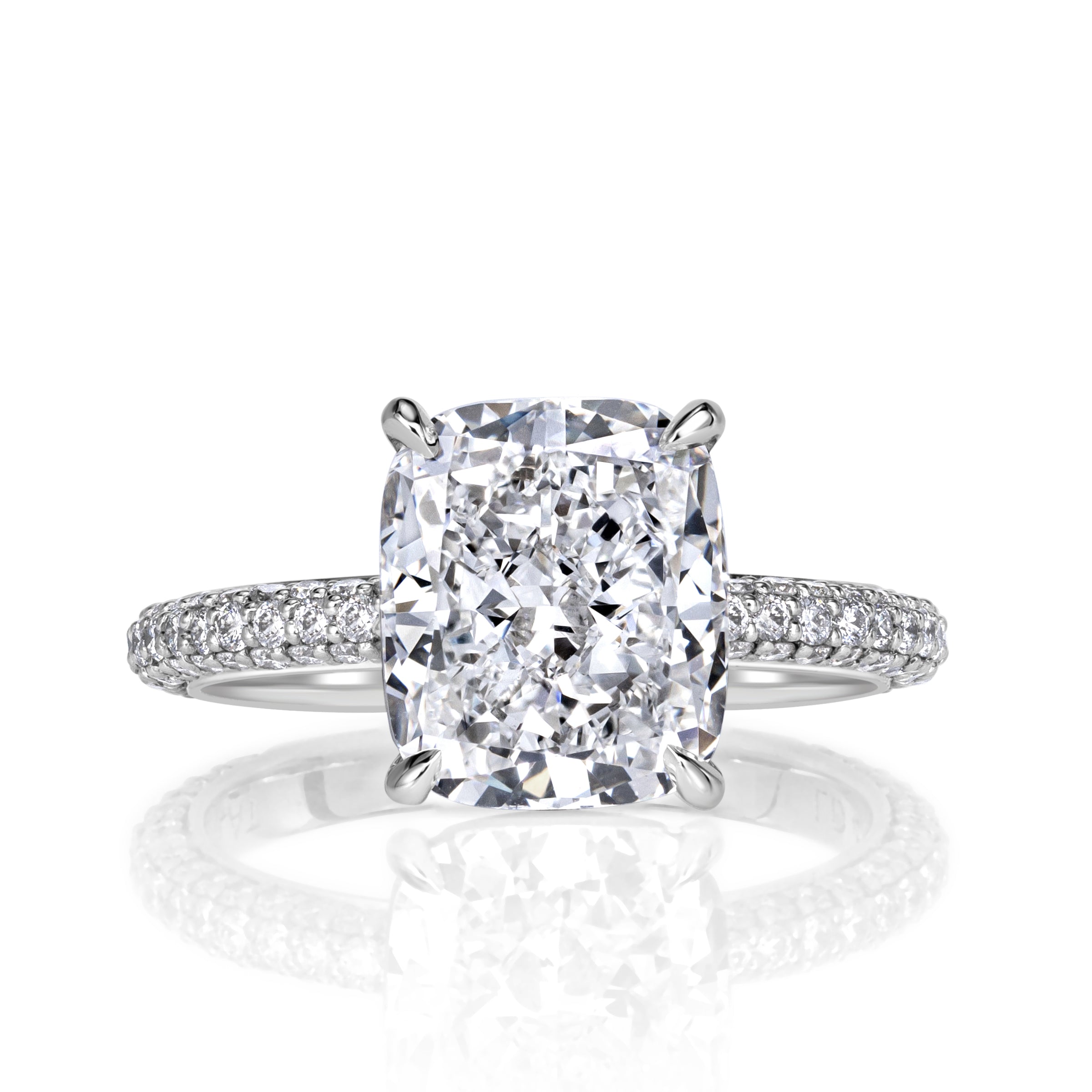 4.83ct Cushion Cut Diamond Engagement Ring