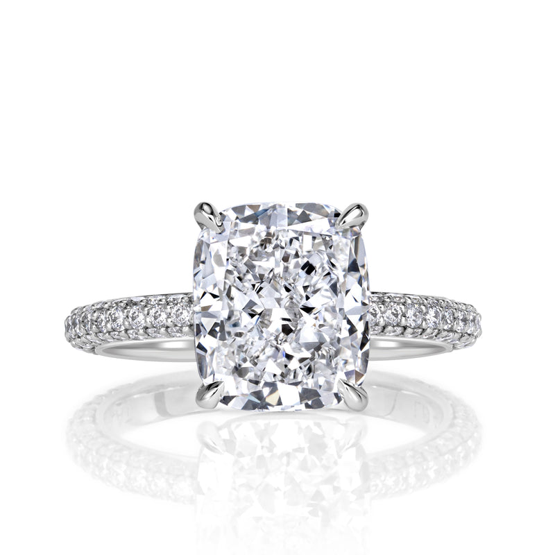 4.83ct Cushion Cut Diamond Engagement Ring