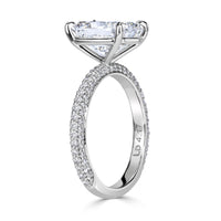4.83ct Cushion Cut Diamond Engagement Ring