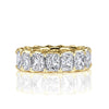 8.30ct Radiant Cut Diamond Eternity Band in 18k Yellow Gold