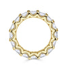 8.30ct Radiant Cut Diamond Eternity Band in 18k Yellow Gold