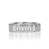 3.41ct Baguette Cut Diamond Eternity Band in 18k White Gold