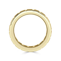 3.41ct Baguette Cut Diamond Eternity Band in 18k Yellow Gold
