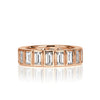 3.41ct Baguette Cut Diamond Eternity Band in 18k Rose Gold
