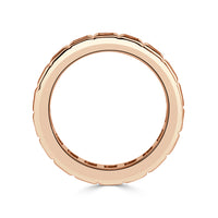 3.41ct Baguette Cut Diamond Eternity Band in 18k Rose Gold