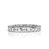 2.40ct Pixel Cut Diamond Eternity Band in 18k White Gold