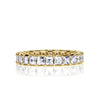 2.40ct Pixel Cut Diamond Eternity Band in 18k Yellow Gold