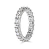 2.40ct Pixel Cut Diamond Eternity Band in Platinum