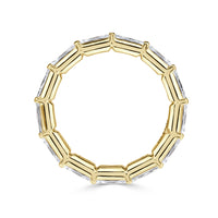 2.21ct French Cut Diamond Eternity Band in 18K Yellow Gold