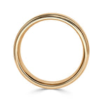Men's Step Edge Wedding Band in 14K Yellow Gold 6.0mm