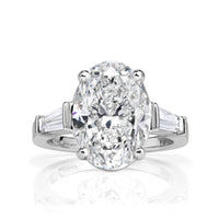 5.59ct Oval Cut Diamond Engagement Ring