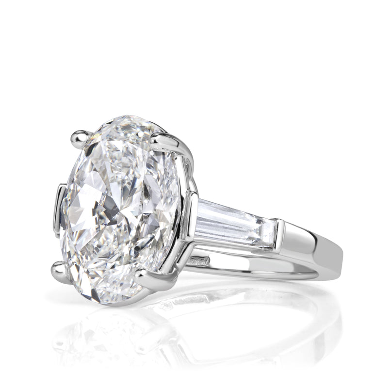 5.59ct Oval Cut Diamond Engagement Ring