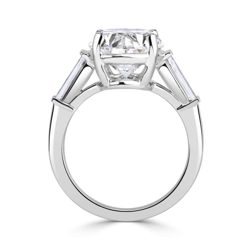 5.59ct Oval Cut Diamond Engagement Ring