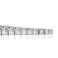 5.78ct Emerald Cut Diamond Tennis Bracelet in 18K White Gold