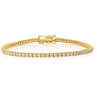 2.35ct Round Brilliant Cut Diamond Tennis Bracelet