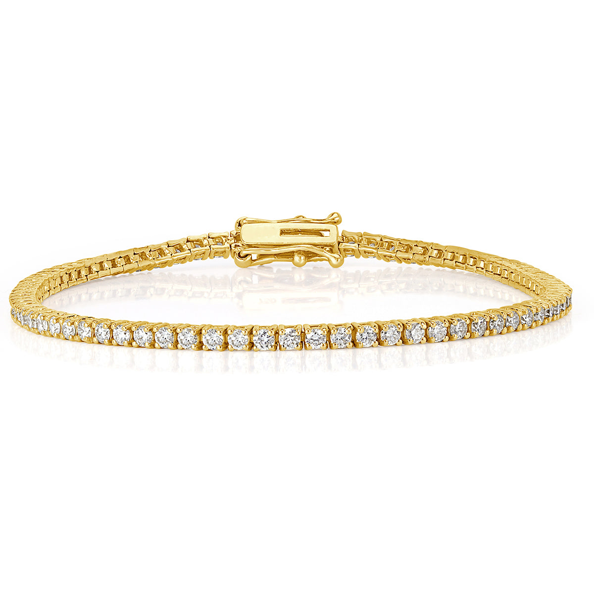 2.35ct Round Brilliant Cut Diamond Tennis Bracelet