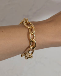 Large Bold Gold Chain Bracelet