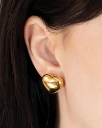 Heart Stud Earrings