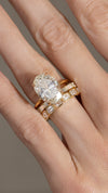 7.12ct Oval Cut Diamond Engagement Ring