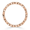 1.05ct Marquise Cut Diamond Bezel Set Eternity Band in 18k Rose Gold