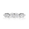 2.37ct Pear Shaped Diamond Eternity Band in Platinum