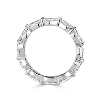 2.37ct Pear Shaped Diamond Eternity Band in Platinum