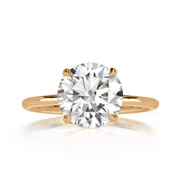 3.09ct Round Brilliant Cut Diamond Engagement Ring