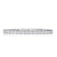 11.25ct Oval Cut Diamond Stretch Tennis Bracelet in 18K White Gold