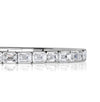 13.92ct Emerald Cut Diamond Stretch Tennis Bracelet in 18K White Gold