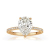 2.88ct Pear Shaped Diamond Engagement Ring