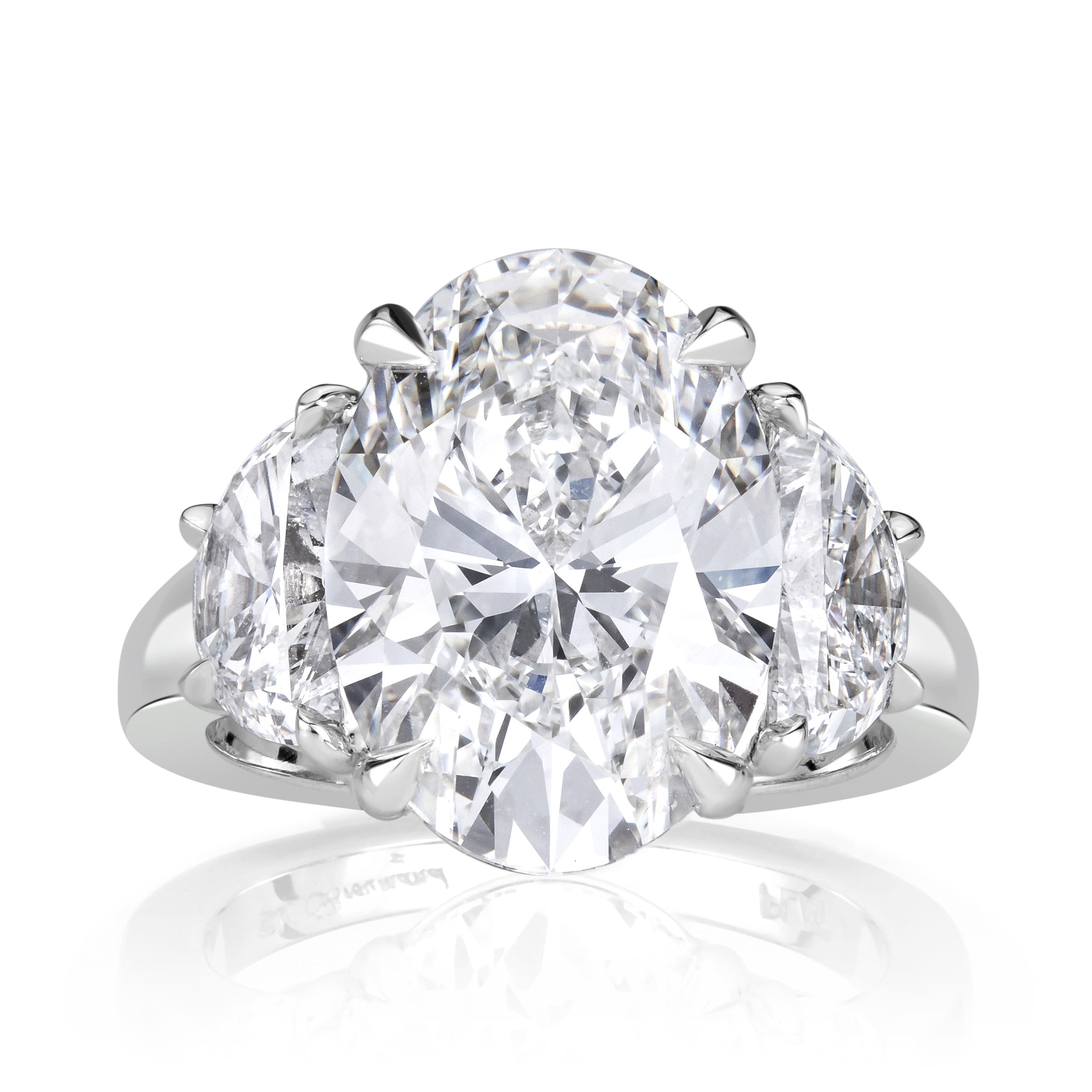 6.24ct Oval Cut Diamond Engagement Ring