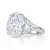 6.24ct Oval Cut Diamond Engagement Ring