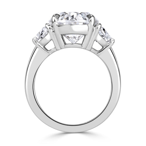 6.24ct Oval Cut Diamond Engagement Ring