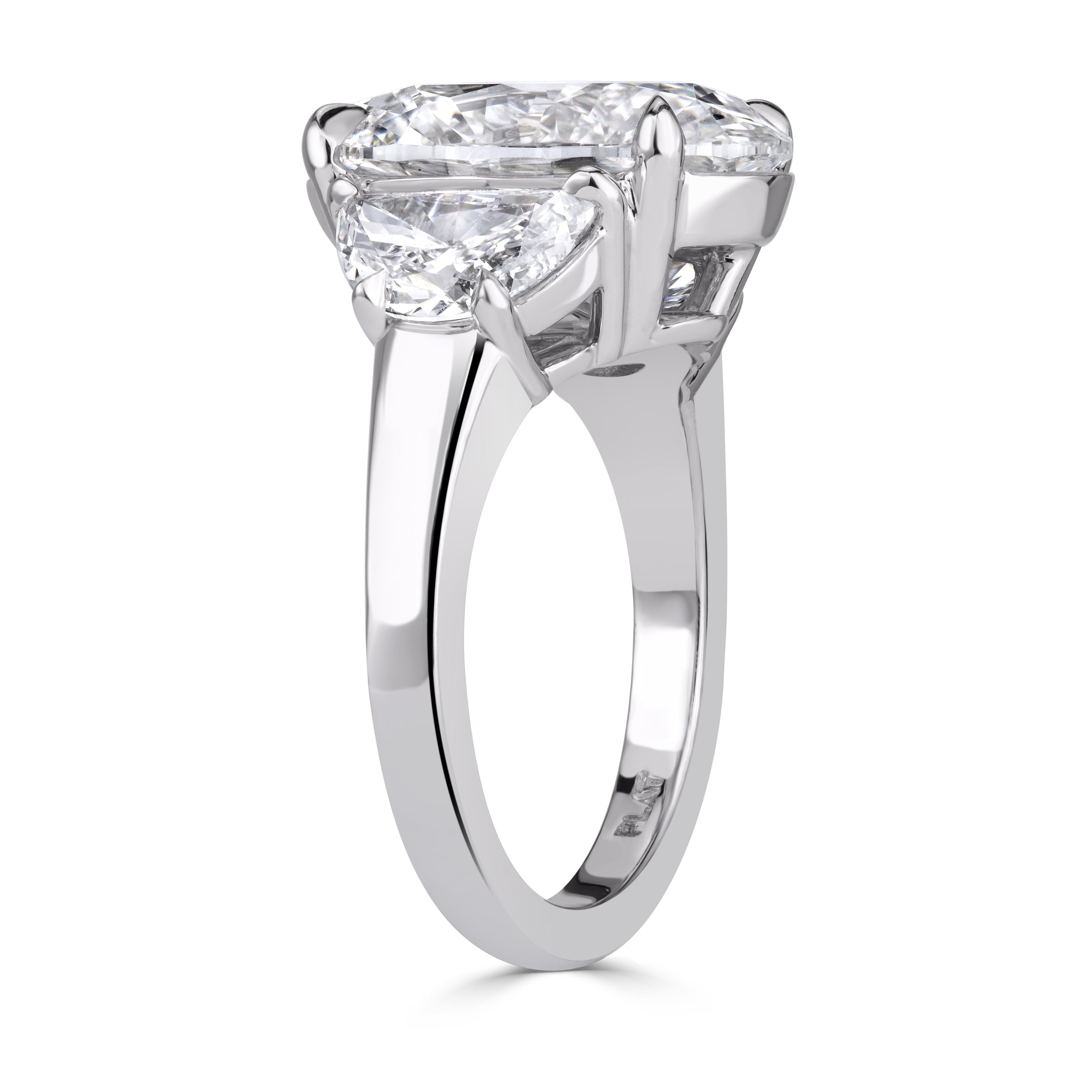 6.24ct Oval Cut Diamond Engagement Ring