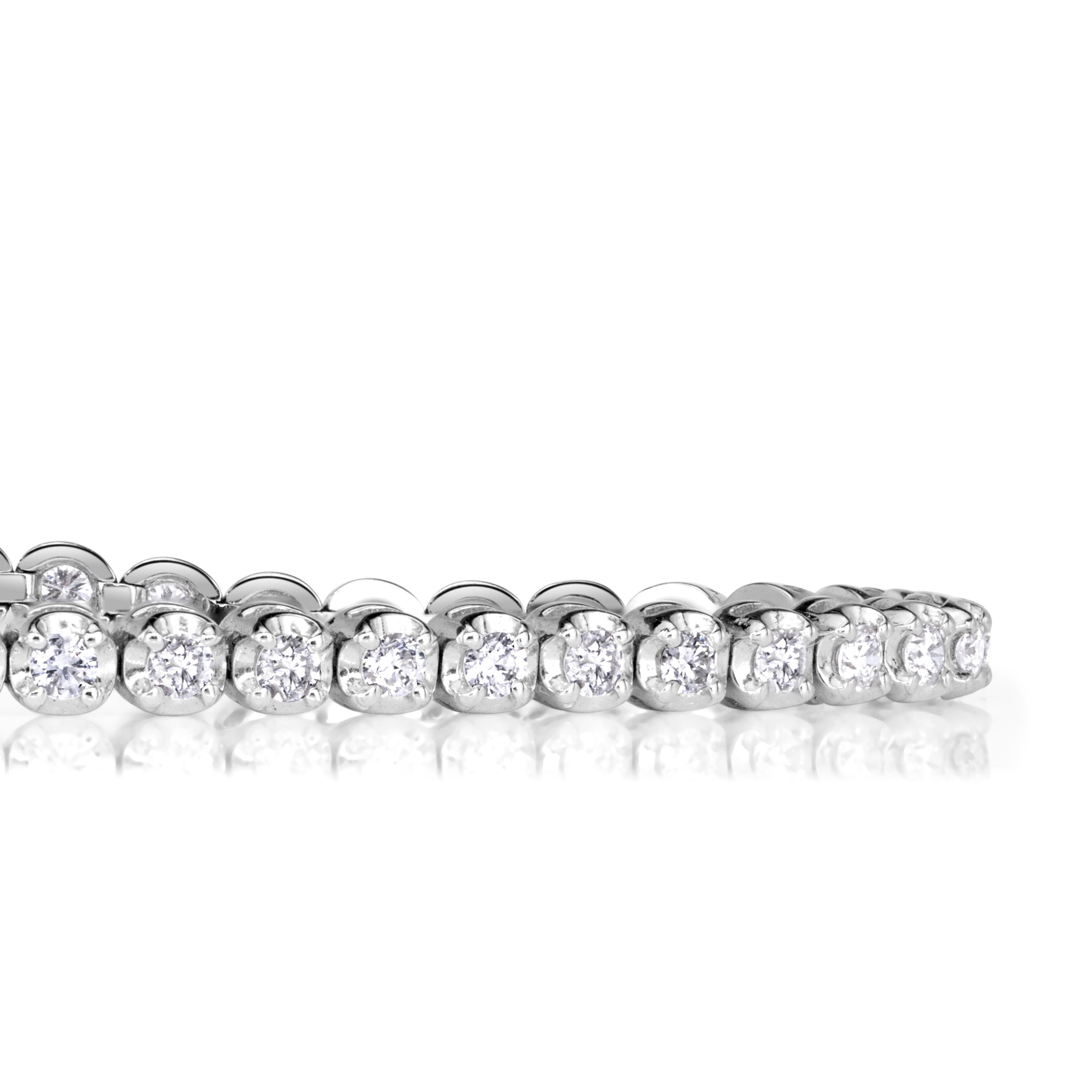 1.55ct Round Brilliant Cut Diamond Tennis Bracelet