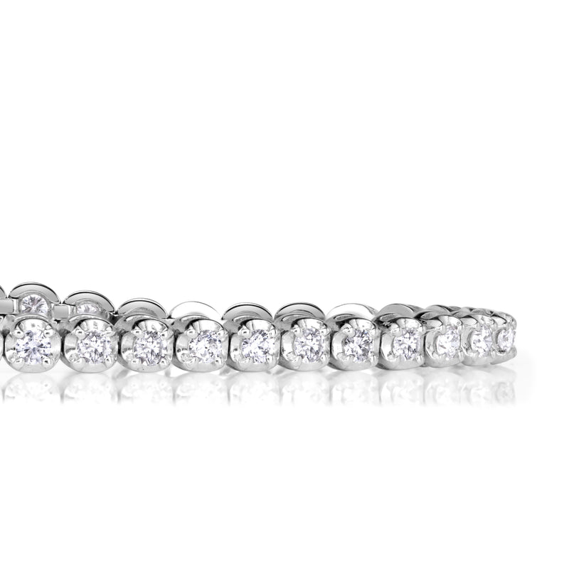 1.55ct Round Brilliant Cut Diamond Tennis Bracelet