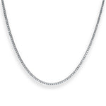 4.60ct Round Brilliant Cut Diamond Tennis Necklace in 14k White Gold