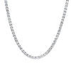 11.25ct Round Brilliant Cut Diamond Tennis Necklace in 14k White Gold