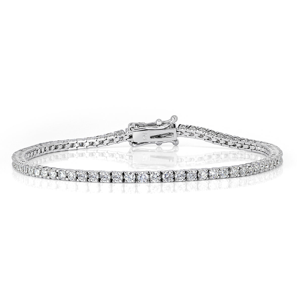 2.99ct Round Brilliant Cut Diamond Tennis Bracelet