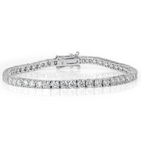 6.74ct Round Brilliant Cut Diamond Tennis Bracelet