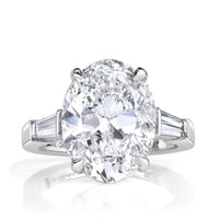 5.57ct Oval Cut Diamond Engagement Ring